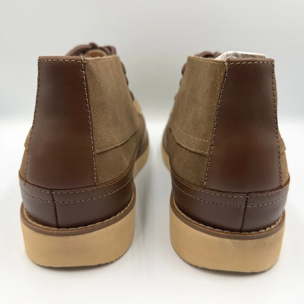 Dockers Calgary Supreme Comfort Boots Mens Taupe Moc Toe Chukka 9.5 **NEW**